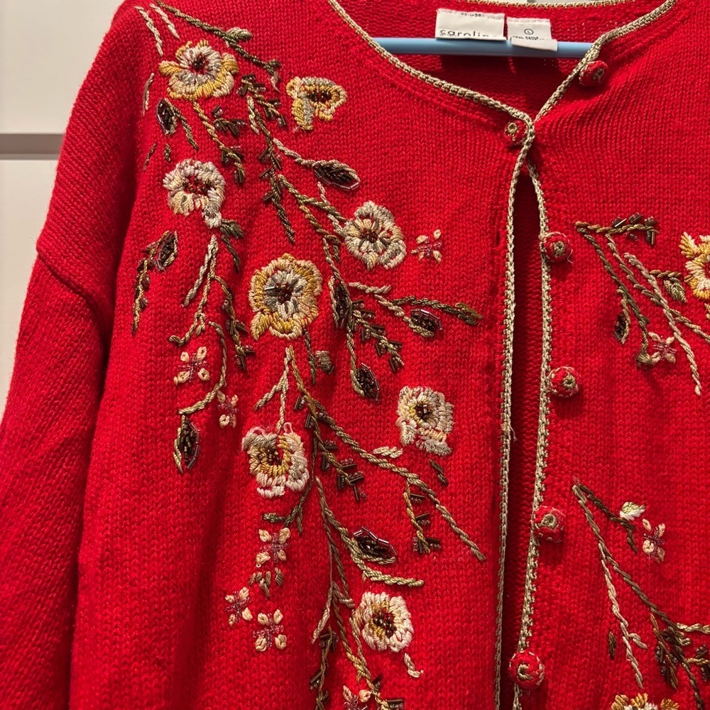 Carolina Colours Holiday Cardigan - Picture 3 of 5